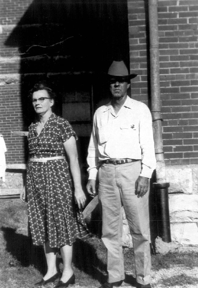 Homer & Ola Price, Callahan County, Texas, 1957