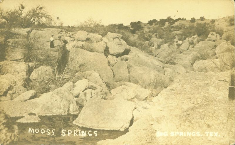 Moss Springs, Big Spring, Howard County, Texas