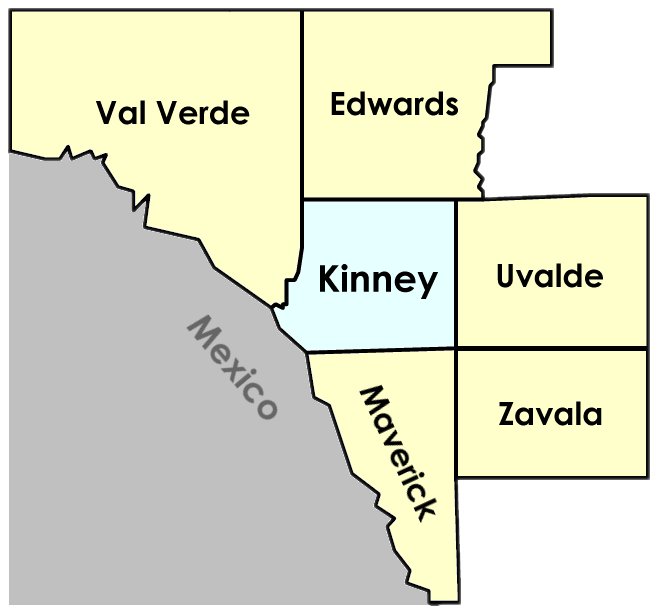 Location, Kinney County, TXGenWeb