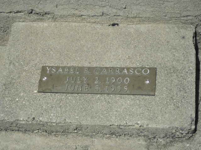 Ysabel R. Carrasco, Reeves County, TXGenWeb