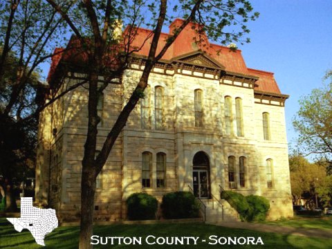 Courthouse, Sutton County, Texas